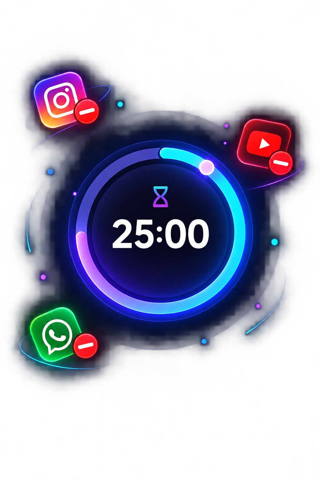 Focus Timer with distraction blocking